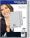 Kangaro tabbladen - A4 - PP 120 micron - grijs - 23-gaats - 20-delig letters A-Z - extra breed - G420AZMB