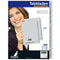 Kangaro tabbladen - A4 - PP 120 micron - grijs - 4-gaats - 12-delig maand - G412J