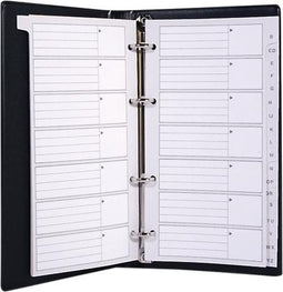 Kangaro telefoonregister A-Z - 4-rings - met inhoud - K-6200-99