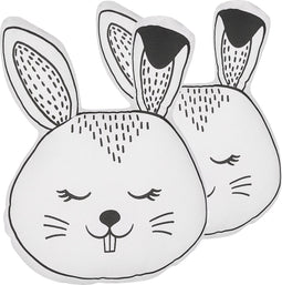 KANPUR - Sierkussen set van 2 - Wit - 53 x 43 cm - Katoen