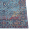 KANSU - Laagpolig vloerkleed - Blauw - 80 x 150 cm - Katoen