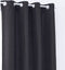 Kant en Klaar Gordijn verduisterend - met ringen - 140 x 240 cm - Fusain - Houtskool