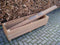 Kant & klaar haag met hardhout bak groot Hedera helix Woerner 180 cm
