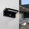 Kantelbare solar wandlamp Berlin met sensor en stelknop