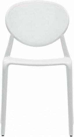 Kantinestoel of tuinstoel Italiaans design Antraciet