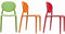 Kantinestoel of tuinstoel Italiaans design Ivoor