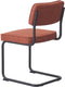 Kantinestoelen Rome kunststof stapelbaar zwart frame grijs kuip