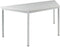 Kantinetafel Basic 140cm breed 80cm diep wit frame wit blad rechthoekig