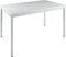 Kantinetafel basic 180cm breed 80cm diep grijs blad grijs frame rechthoekig
