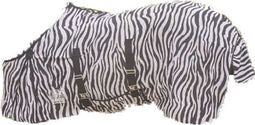 KANTRIE - Vliegendeken voor Paarden - Zebrapatroon - maat 85