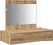 vidaXL - Wandhanger - Kaptafel - Artisan - Eiken - 83x40x70 - cm
