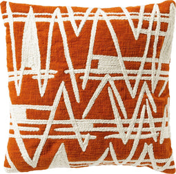 Dutch Decor Sierkussen Pepe - Katoen - Potters Clay / Steenrood - 45x45 cm (BxH)