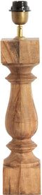 Light & Living Lampvoet CUMANI - hout weather barn - L