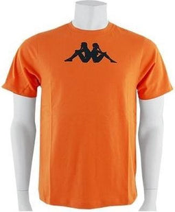 Kappa Logo Duccio - Sportshirt - Heren - Maat S - Orange;Red