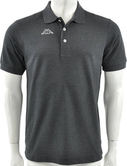Kappa - Logo Life MSS - Donkergrijze Polo - L - Grijs