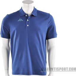 Kappa - Polo Life - Blauwe Polo - M - MidBlauw