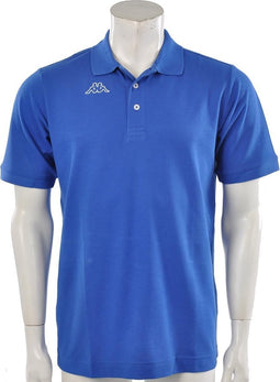Kappa - Polo Omini - Zomerse Heren Polo - S - Blauw/Groen