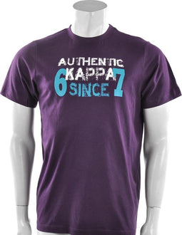 Kappa - Tee Authentic Zeikek - Paars - Maat L
