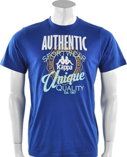 Kappa - Tee Authentic Zulun - Blauw - Maat XL