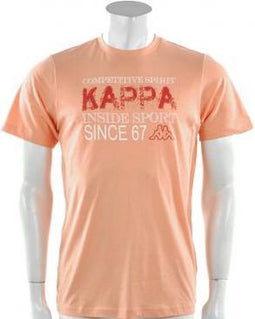 Kappa - Tee K Spirit - Oranje - Heren - maat L