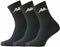 Kappa - Trisper Tennis Sock 3 pack - Zwarte Sok - 35 - 38 - Zwart