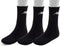 Kappa - Trisper Tennis Sock 3 pack - Zwarte Sok - 35 - 38 - Zwart