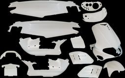 Kappenset Gilera Runner wit glans EDGE 15 delig tot bj 08-2005