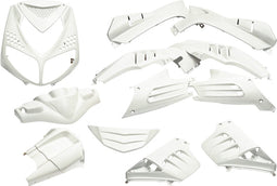 kappenset Peugeot Speedfight 2 wit metallic 13 delig EDGE