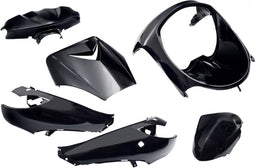 kappenset Peugeot vivacity 6delig zwart metallic