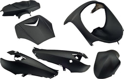 Kappenset Vivacity 6-Delig Mat-Zwart EDGE