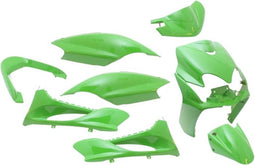 Kappenset Yamaha Jog-R 9-Delig Edge Kawasaki-Groen