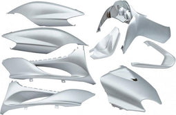 Kappenset Yamaha Jog-R 9-Delig Edge zilver metallic