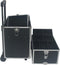 Kapperskoffer trolley - visagie make up koffer trolley - schminkkoffer - beauty case - zwart
