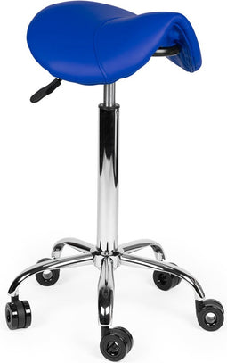 Kapperskruk blauw zithoogte 50cm t/m 68cm zonder voetring