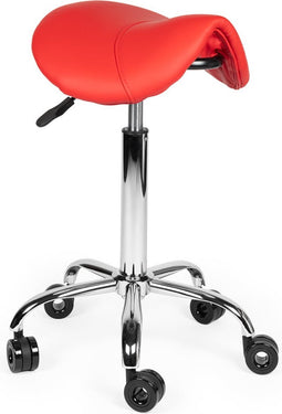 Kapperskruk Wit zithoogte 40CM t/m 58CM Met voetring