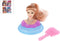 Kappop Glamour met Haarborstel, 9cm