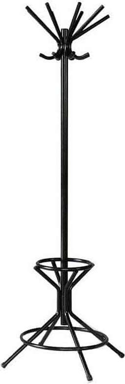 Kapstok 184cm voor entree of receptie Zwart