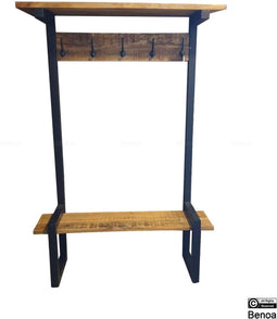 Kapstok - Industrieel 120 cm breed - HorstDeco