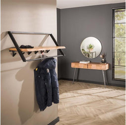 Kapstok Lean acacia - naturel