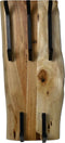 Kapstok Live Edge - 25x13x60 - Naturel - Acaciahout/metaal
