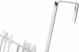 Kapstok voor deur DKD Home Decor 34 x 17 x 9 cm Zilverkleurig Metaal