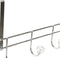Kapstok voor deur DKD Home Decor 8424001835256 47 x 10 x 22 cm Zilverkleurig Metaal Transparant