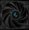DeepCool AK400 ZERO DARK PLUS - CPU-koeler - 4 heatpipes - Zwart