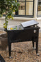 Zuiver Cooler Be Cool Koelbox/ Koelwagen Tuin Zwart