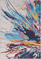 KARABUK - Laagpolig vloerkleed - Multicolor - 140 x 200 cm - Polyester