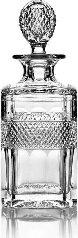 Karaf Grasmere Square - Handgemaakt - 1000 ml - Loodkristal - Cumbria Crystal England