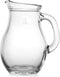 Karaf/schenkkan 1 liter van glas bol model - Waterkan - Sapkan