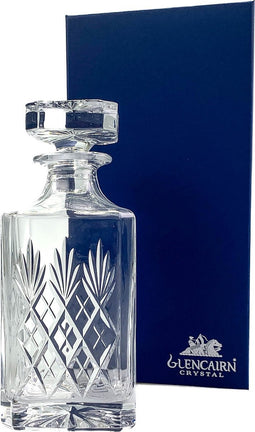 Karaf SKYE SQUARE - Loodkristal - 750 ml - Geschenkverpakking - Glencairn Crystal Scotland