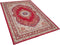 KARAMAN - Laagpolig vloerkleed - Rood - 140 x 200 cm - Polyester