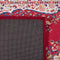 KARAMAN - Laagpolig vloerkleed - Rood - 140 x 200 cm - Polyester